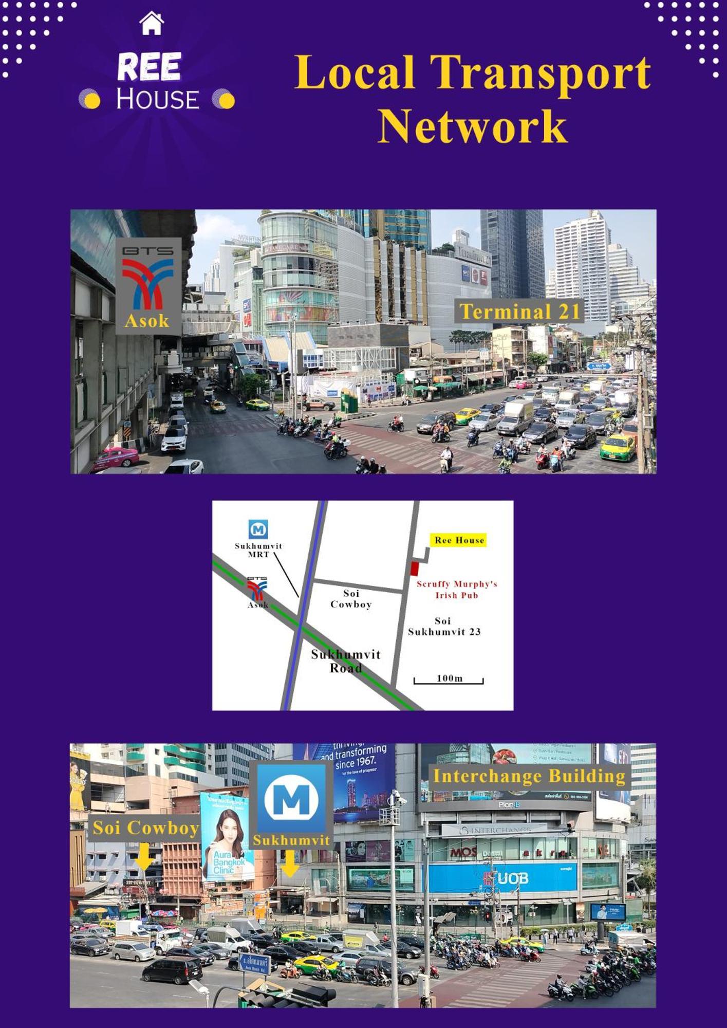 Reehouse@Soi Cowboy/Asoke Bts Hotel Банкок Екстериор снимка